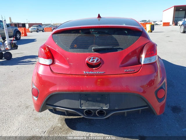 2016 HYUNDAI VELOSTER TURBO VIN: KMHTC6AE9GU277424