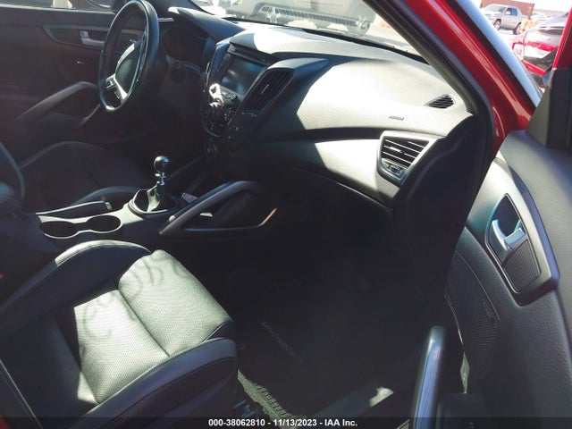 2016 HYUNDAI VELOSTER TURBO VIN: KMHTC6AE9GU277424
