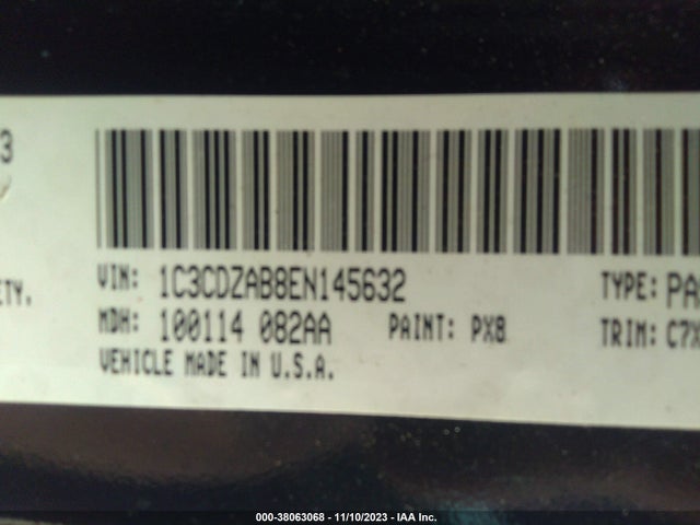 Dodge AVENGER SE 2014 1C3CDZAB8EN145632 Image 9