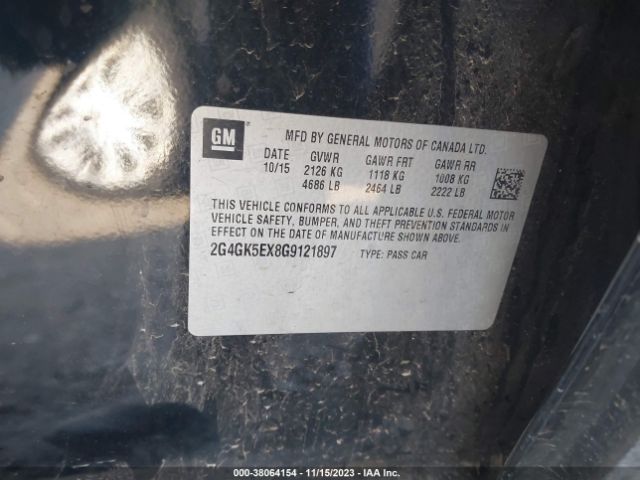2G4GK5EX8G9121897 Buick Regal