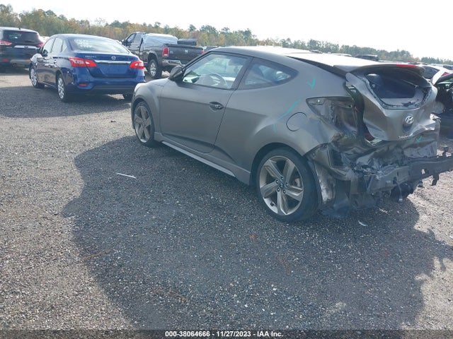 2014 HYUNDAI VELOSTER TURBO W/BLUE VIN: KMHTC6AE1EU185687