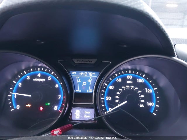 2014 HYUNDAI VELOSTER TURBO W/BLUE VIN: KMHTC6AE1EU185687