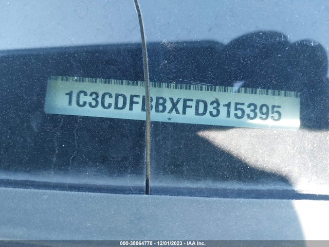 Dodge DART SXT 2015 1C3CDFBBXFD315395 Image 9