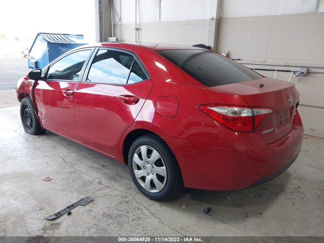 2016 TOYOTA COROLLA LE VIN: 2T1BURHE2GC685538
