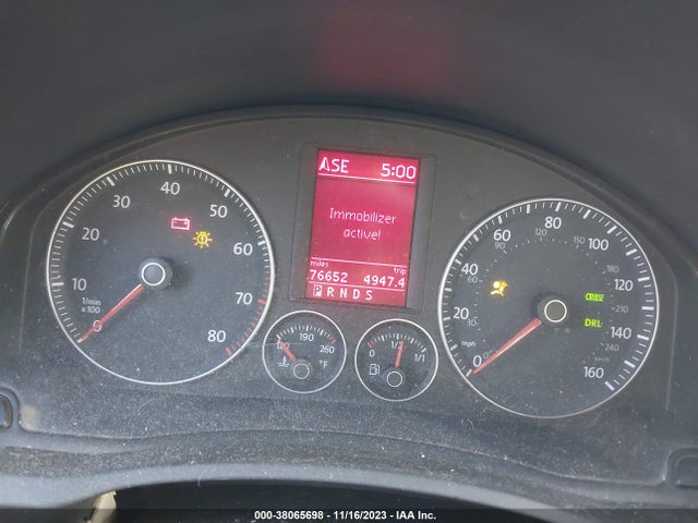 2007 VOLKSWAGEN EOS 2.0T VIN: WVWFA71F87V002563