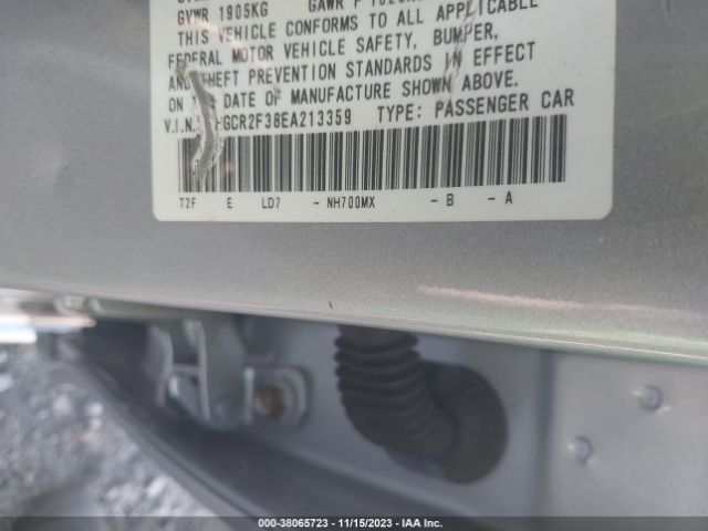 1HGCR2F38EA213359 Honda Accord Sedan Lx