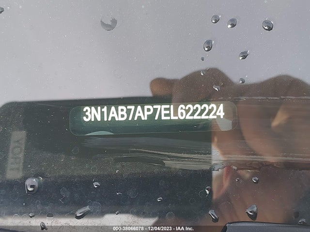 2014 NISSAN SENTRA S VIN: 3N1AB7AP7EL622224