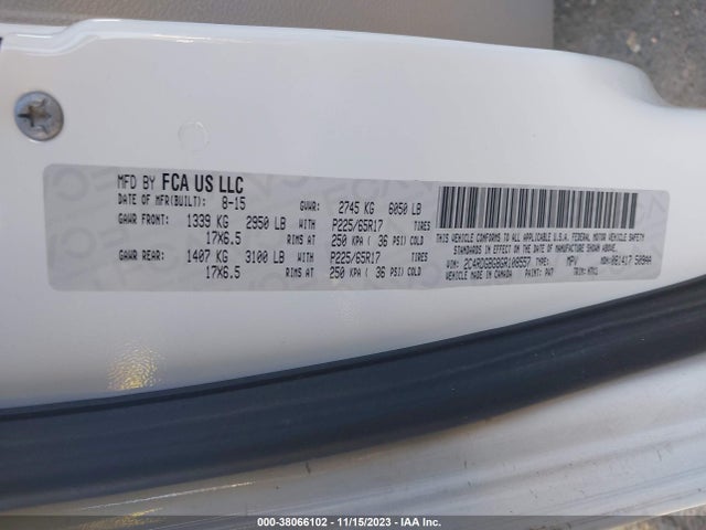 Dodge Grand Caravan Se 2016 2C4RDGBG8GR108557 Image 9