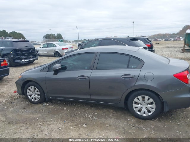 2012 HONDA CIVIC LX VIN: 2HGFB2F53CH302869