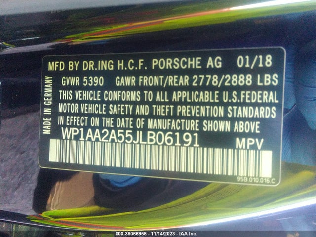 2018 PORSCHE MACAN WP1AA2A55JLB06191 Photo 8