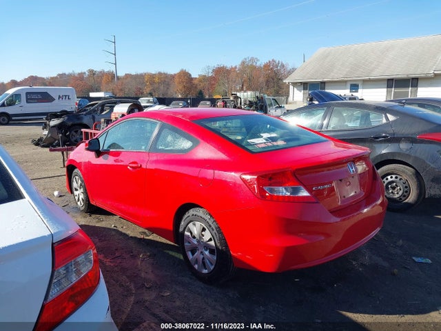 2012 HONDA CIVIC LX VIN: 2HGFG3B58CH554016