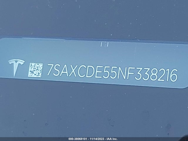 2022 TESLA MODEL X 7SAXCDE55NF338216 Photo 8