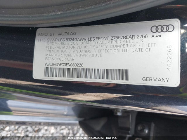 WAUHGAFC3EN080228 Audi A6 3.0t Premium Plus