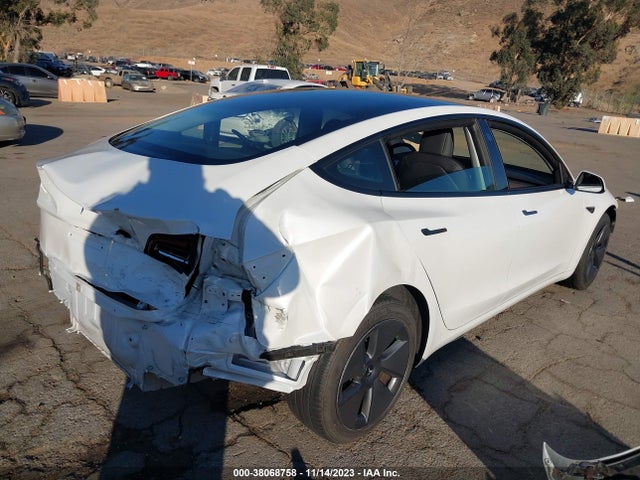2021 TESLA MODEL 3 STANDARD RANGE PLUS REAR-WHEEL DRIVE VIN: 5YJ3E1EA4MF031815