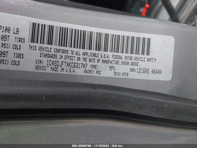 Dodge Durango Pursuit Awd 2020 1C4SDJFT3LC442942 Image 9