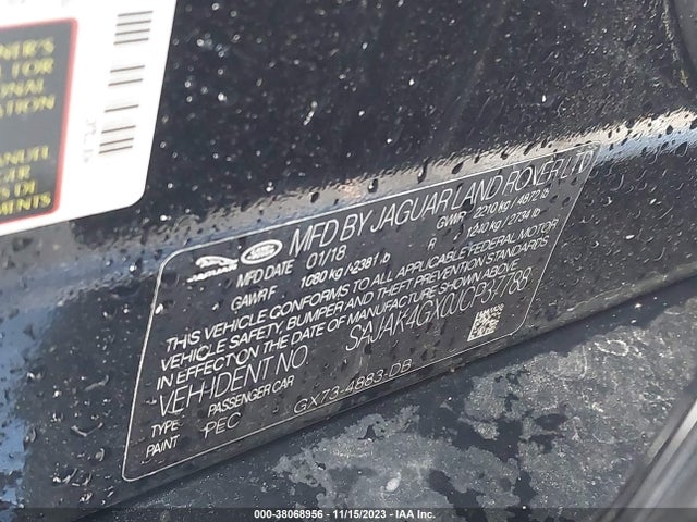 2018 JAGUAR XE SAJAK4GX0JCP37788 Photo 8