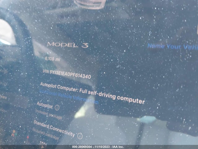 Tesla Model 3 Rear-wheel Drive 2023 5YJ3E1EA0PF614340 Image 7
