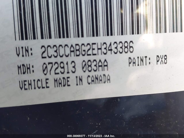 Chrysler 300 S 2014 2C3CCABG2EH343386 Image 9