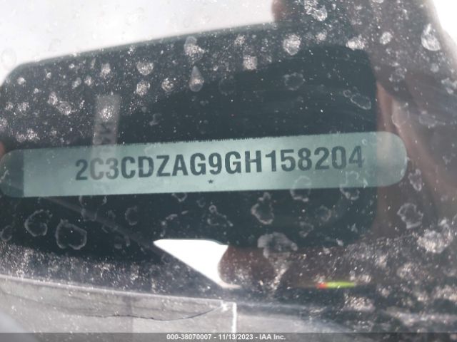 2C3CDZAG9GH158204 Dodge Challenger Sxt Plus
