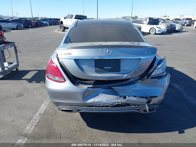 2016 MERCEDES-BENZ C 300 SPORT 4MATIC/LUXURY 4MATIC/4MATIC VIN: 55SWF4KB0GU137559