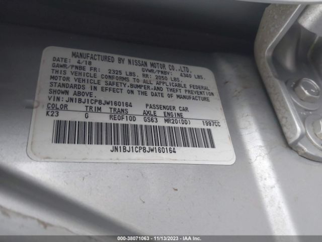 JN1BJ1CP8JW160164 Nissan Rogue Sport S