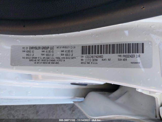 Chrysler 200 Limited 2015 1C3CCCAB1FN620863 Image 9