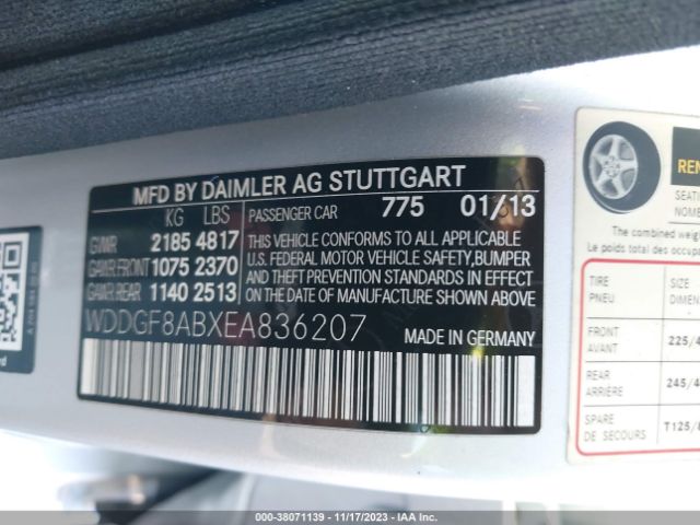 WDDGF8ABXEA836207 Mercedes-Benz C 300 Luxury 4matic