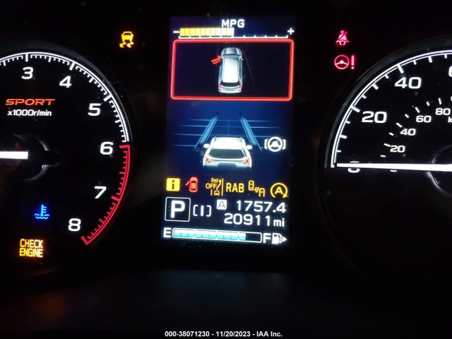 2022 SUBARU FORESTER SPORT VIN: JF2SKAJC3NH445974