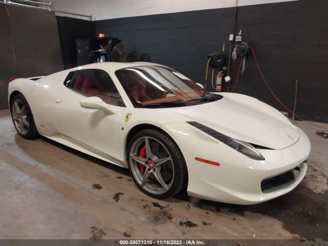 2013 FERRARI 458 SPIDER ZFF68NHA2D0189397 Photo 0