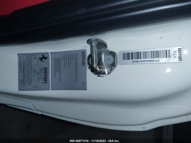 2013 FERRARI 458 SPIDER ZFF68NHA2D0189397 Photo 8