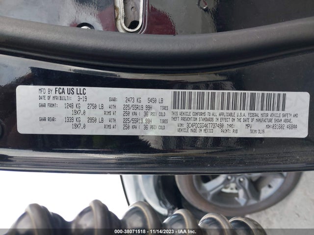 Dodge Journey Crossroad 2019 3C4PDCGG4KT737490 Image 9