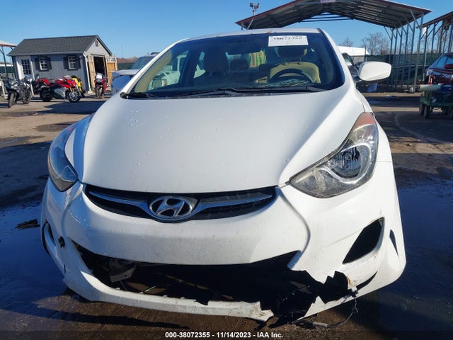 2012 HYUNDAI ELANTRA GLS VIN: 5NPDH4AE6CH111641