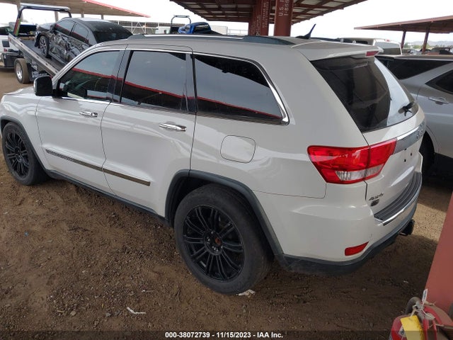 2013 JEEP GRAND CHEROKEE OVERLAND VIN: 1C4RJFCT0DC603189