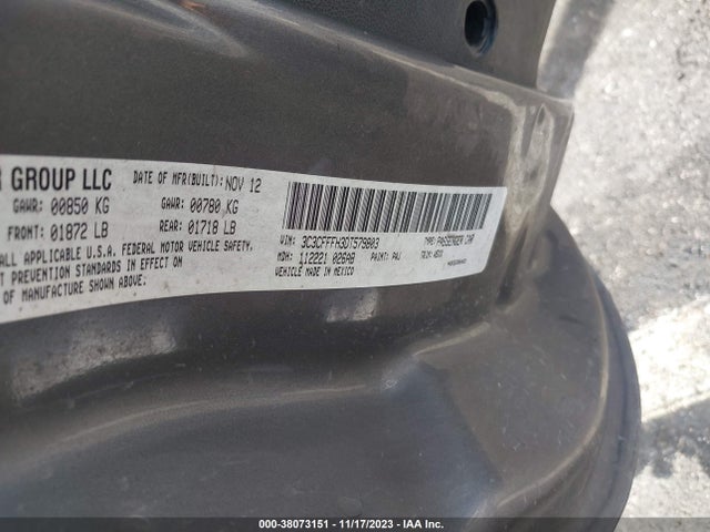 2013 FIAT 500 3C3CFFFH3DT579803 Photo 8