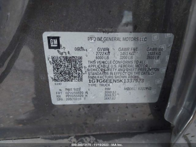 1GTG6EEN5K1337923 GMC Canyon Denali