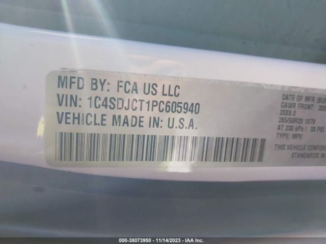 2023 DODGE DURANGO 1C4SDJCT1PC605940 Photo 8