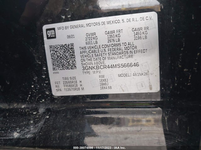 Chevrolet Blazer Fwd 2lt 2021 3GNKBCR44MS566646 Image 9