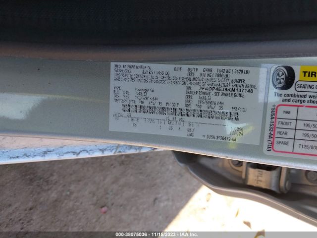 2019 FORD FIESTA 3FADP4EJ8KM137148 Photo 8