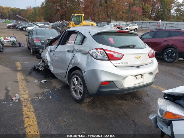 2018 CHEVROLET CRUZE LT AUTO VIN: 3G1BE6SM3JS617957