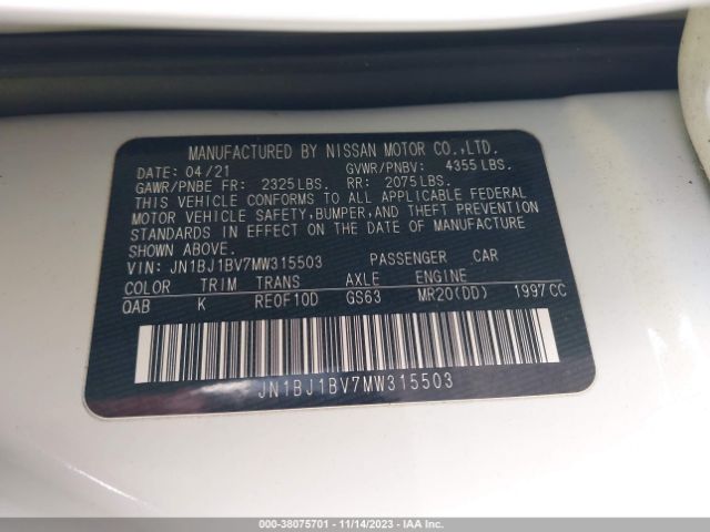 2021 NISSAN ROGUE SPORT JN1BJ1BV7MW315503 Photo 8