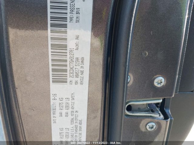 2C3CDXCT7GH312701 Dodge CHARGER R/T