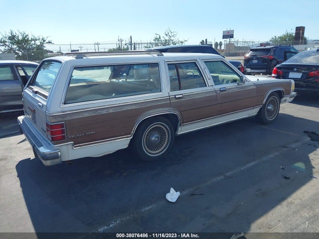 1990 MERCURY MARQUIS COLONY PARK LS VIN: 2MECM79F7LX667444