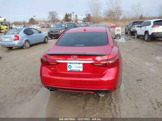 JN1FV7AR0LM660170 Infiniti Q50 Red Sport 400