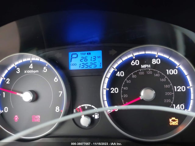 2011 HYUNDAI ACCENT GLS VIN: KMHCN4AC8BU598778