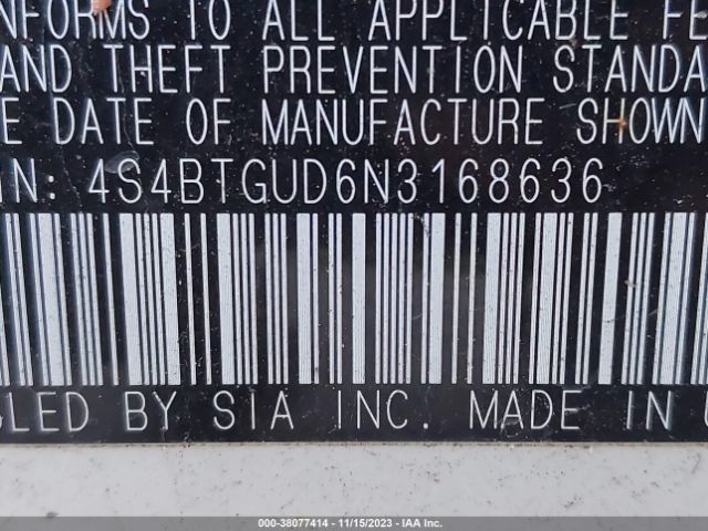 4S4BTGUD6N3168636 Subaru Outback Wilderness