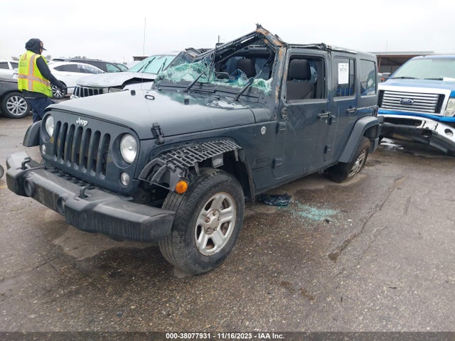 2016 JEEP WRANGLER UNLIMITED SPORT VIN: 1C4BJWDG3GL310877