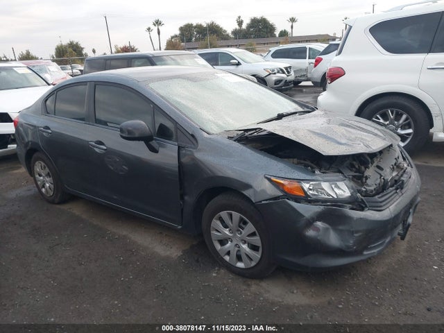 2012 HONDA CIVIC LX VIN: 19XFB2F57CE364415