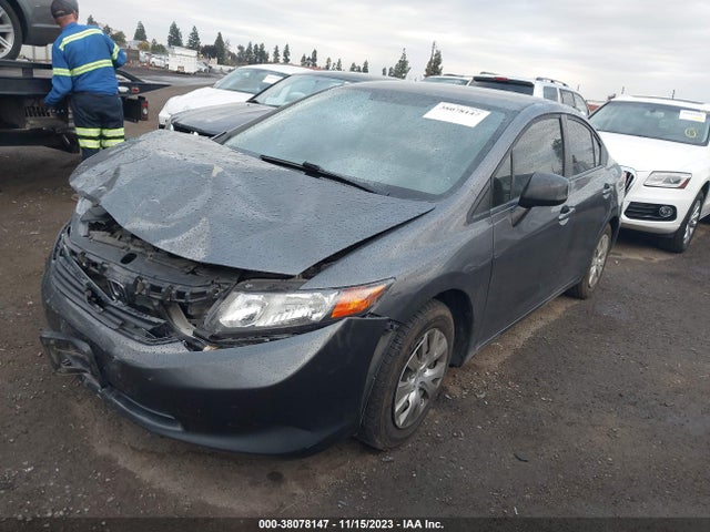 2012 HONDA CIVIC LX VIN: 19XFB2F57CE364415