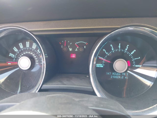 2012 FORD MUSTANG V6 VIN: 1ZVBP8AM9C5275276