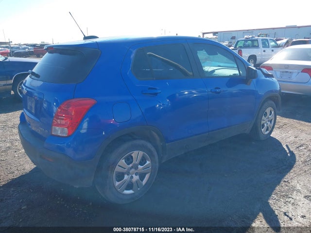 Chevrolet Trax 1ls 2016 KL7CJKSB7GB634129 Image 4
